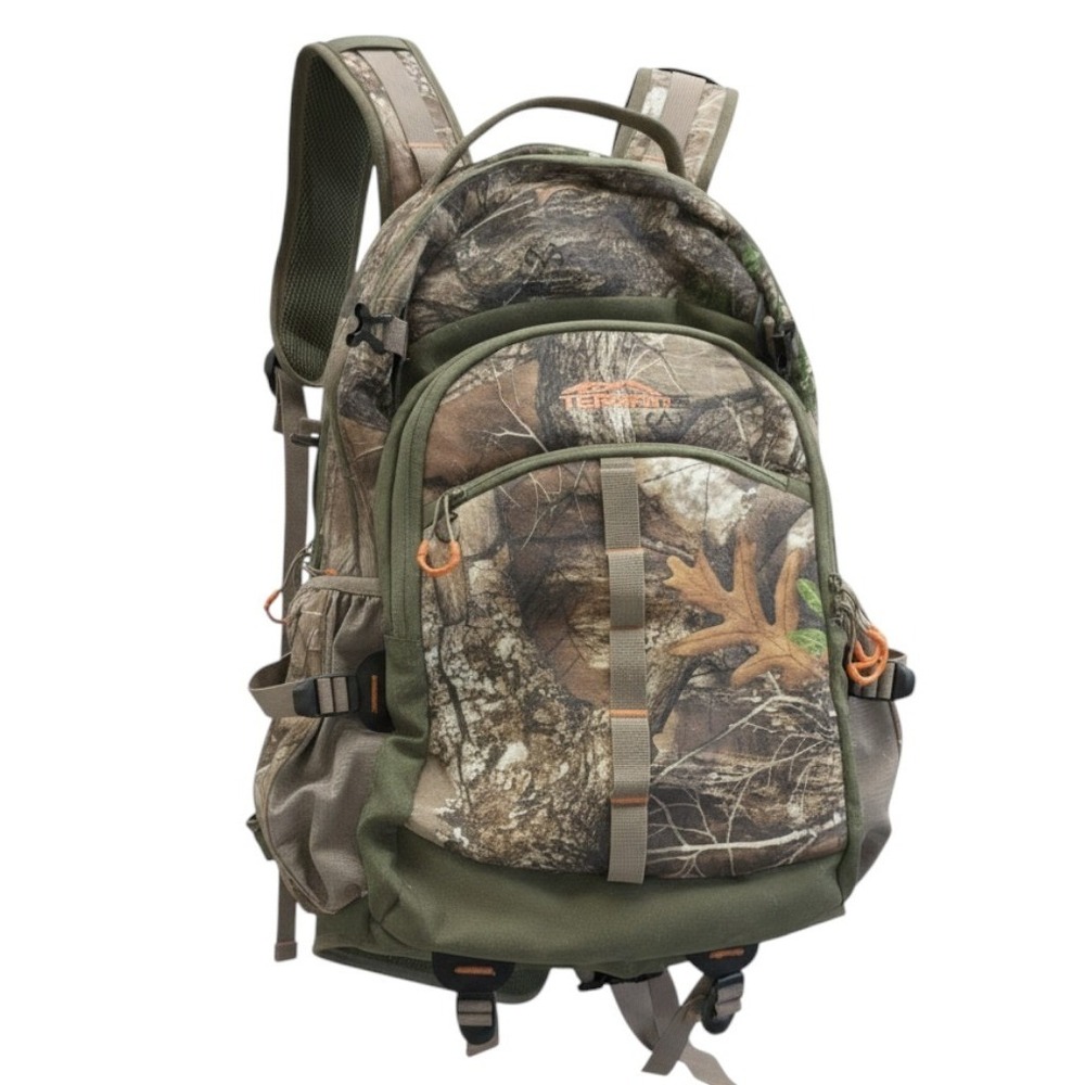 Terrain Hunting Backpack Mens OS Realtree Edge Camo Tactical Daypack Hiking Gear